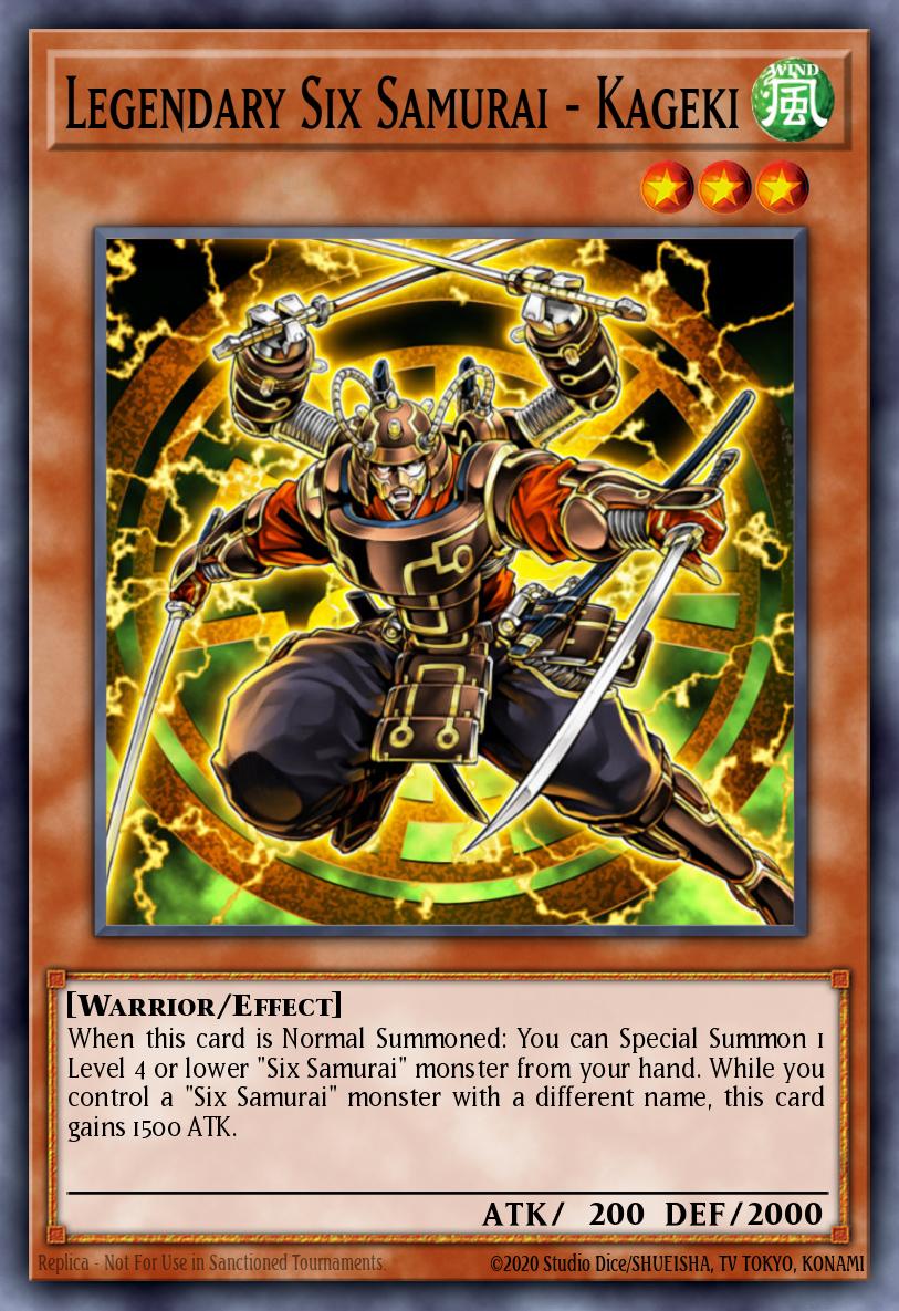 Legendary Six Samurai - Kageki SPWA-EN043 – Spirit Warriors