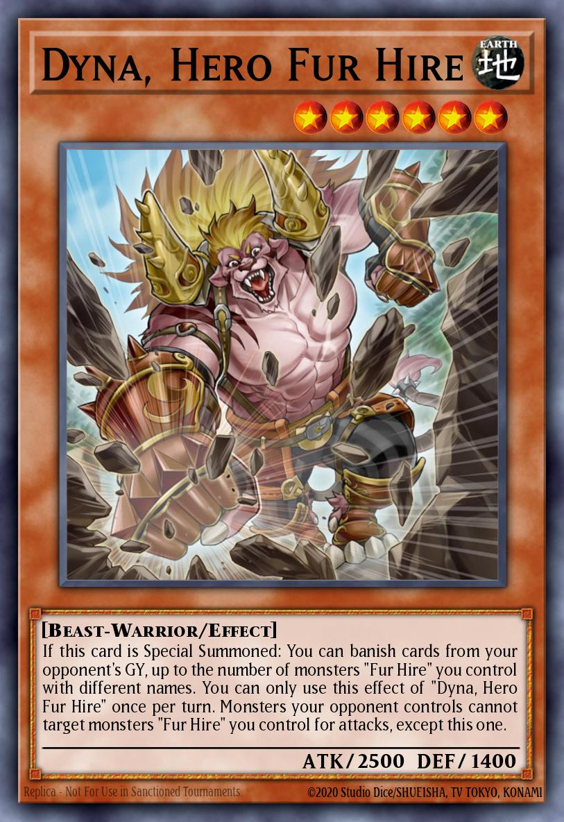 Dyna, Hero Fur Hire MP19-EN251 – 2019 Gold Sarcophagus Tin Mega Pack