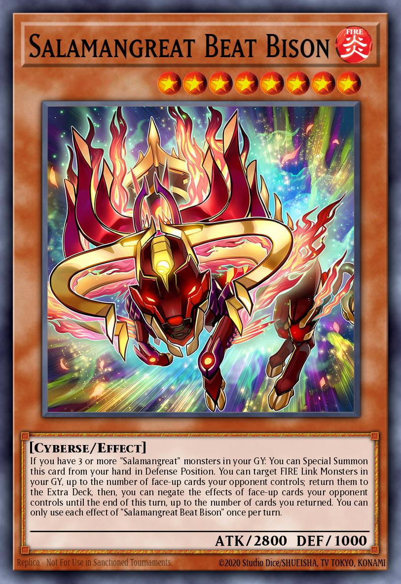 Salamangreat Beat Bison SDSB-EN006 – Structure Deck: Soulburner
