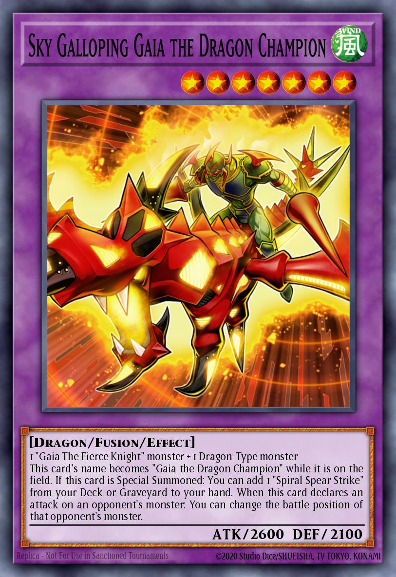Sky Galloping Gaia the Dragon Champion MIL1-EN010 – Millennium Pack
