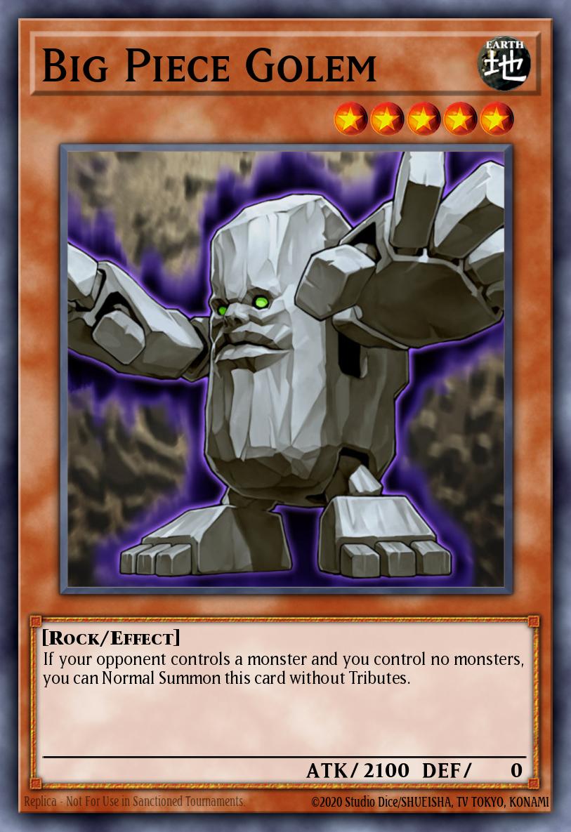 Big Piece Golem DT01-EN053 – Duel Terminal 1