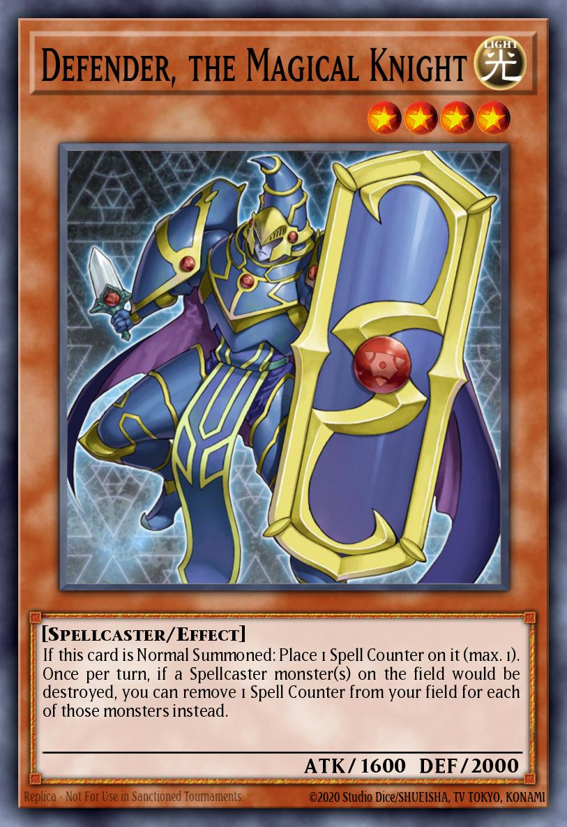 Defender, the Magical Knight SDSC-EN003 – Spellcaster's Command Structure Deck