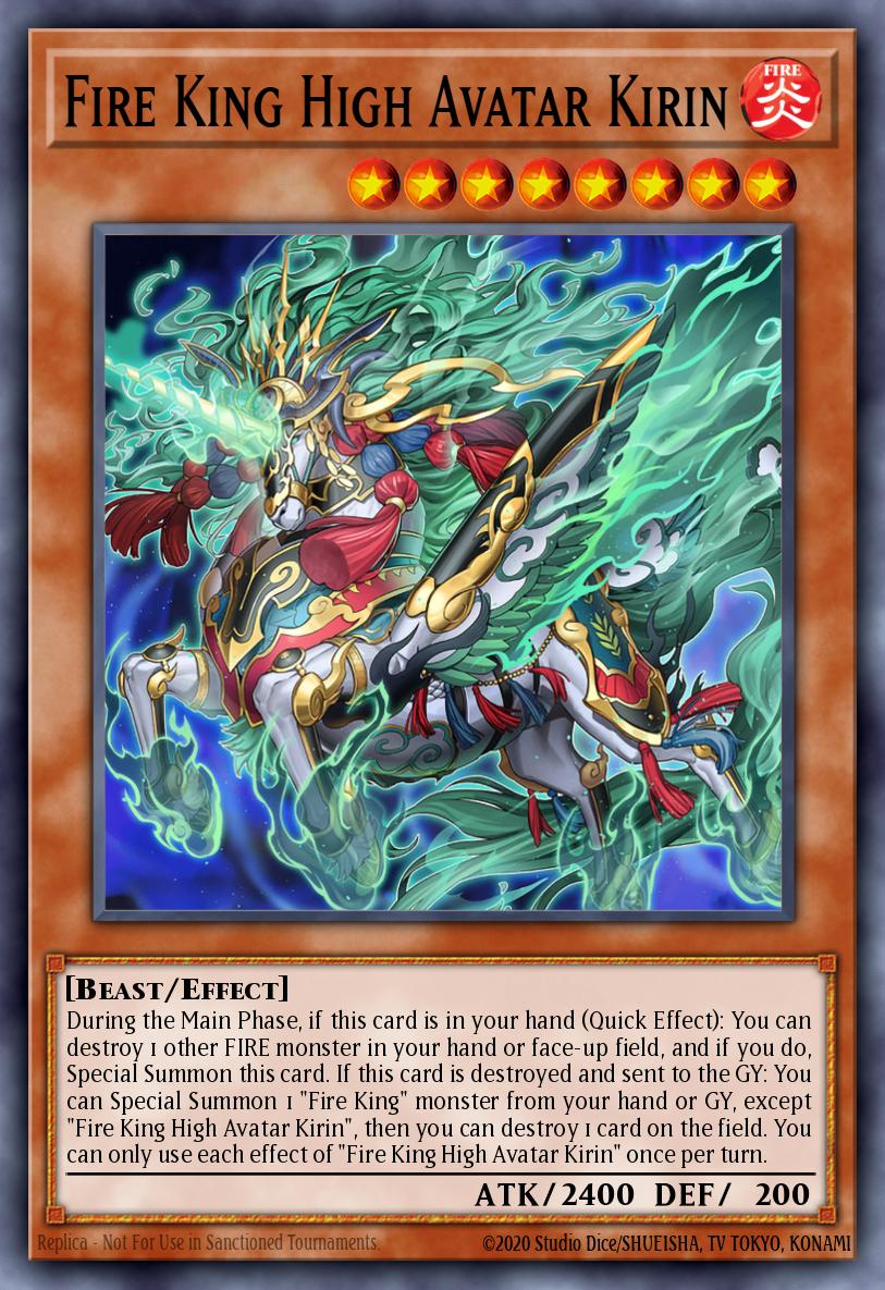 Fire King High Avatar Kirin SR14-EN002 – Structure Deck: Fire Kings