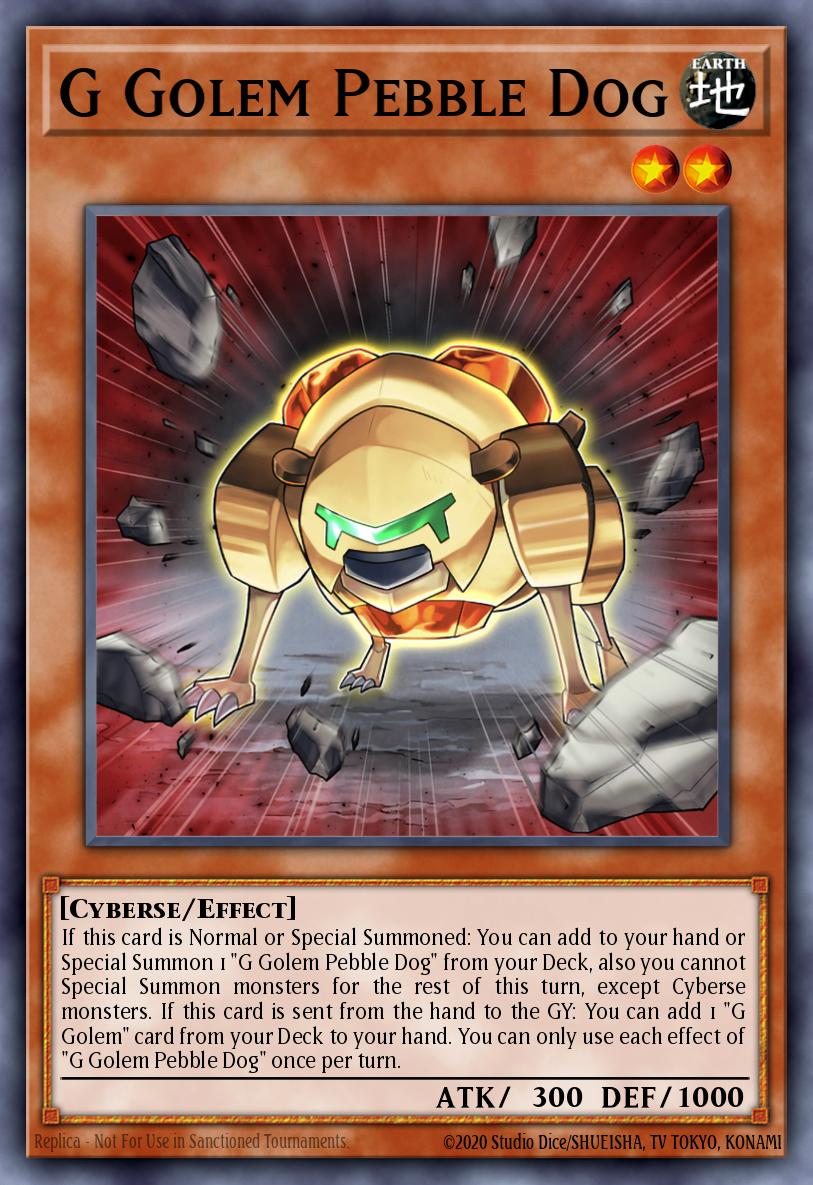 G Golem Pebble Dog BLCR-EN041 – Battles of Legend: Crystal Revenge