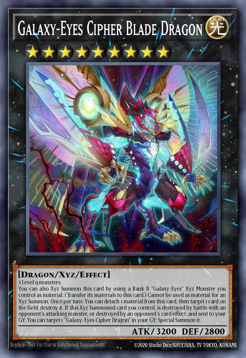 Galaxy-Eyes Cipher Blade Dragon JUMP-EN081 – Weekly Shonen Jump July 2017 membership promotional card