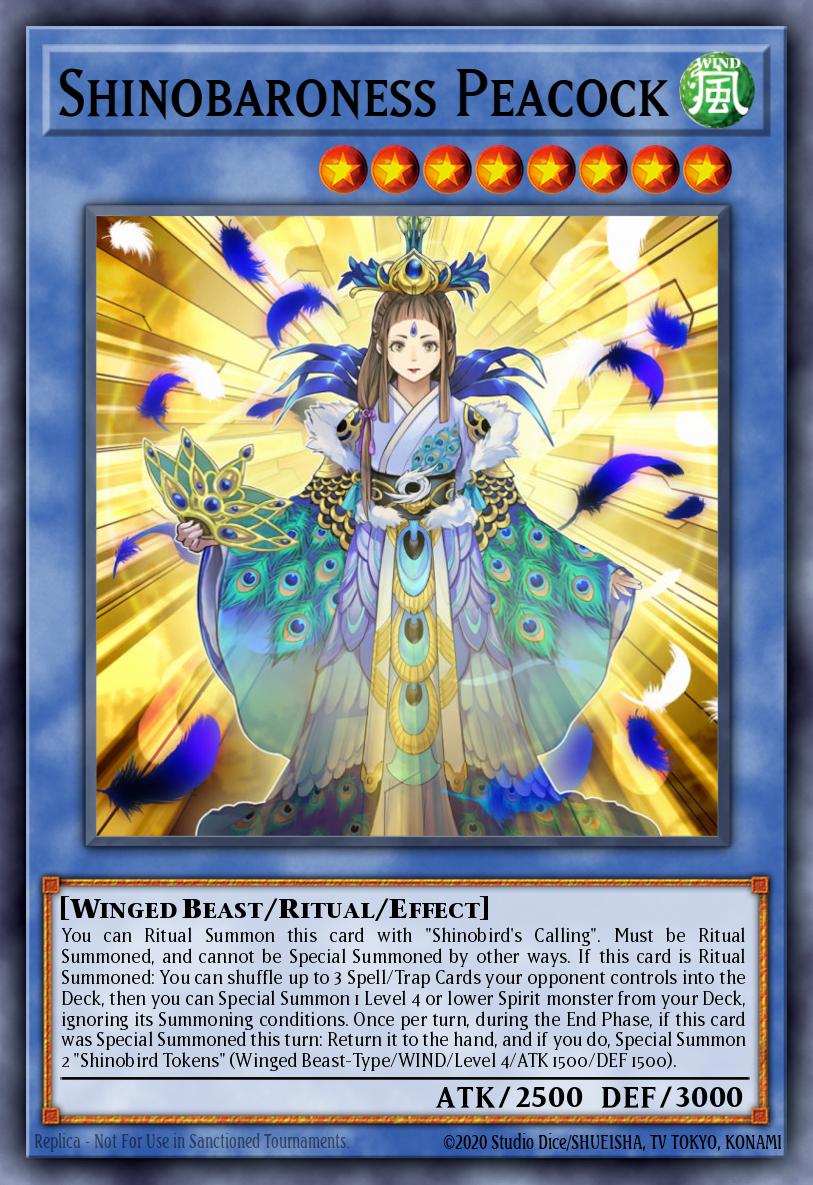 Shinobaroness Peacock RATE-EN037 – Raging Tempest