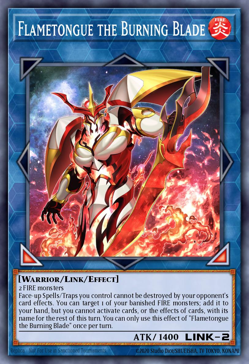 Flametongue the Burning Blade BLZD-EN099 – Blazing Dominion