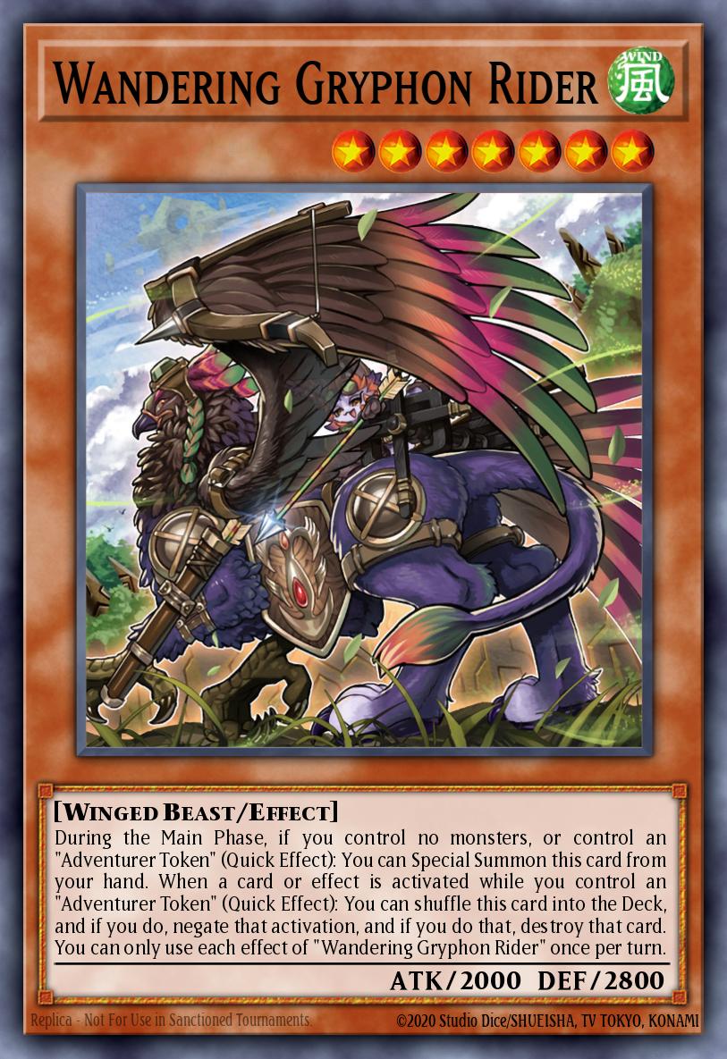 Wandering Gryphon Rider GRCR-EN028 – The Grand Creators