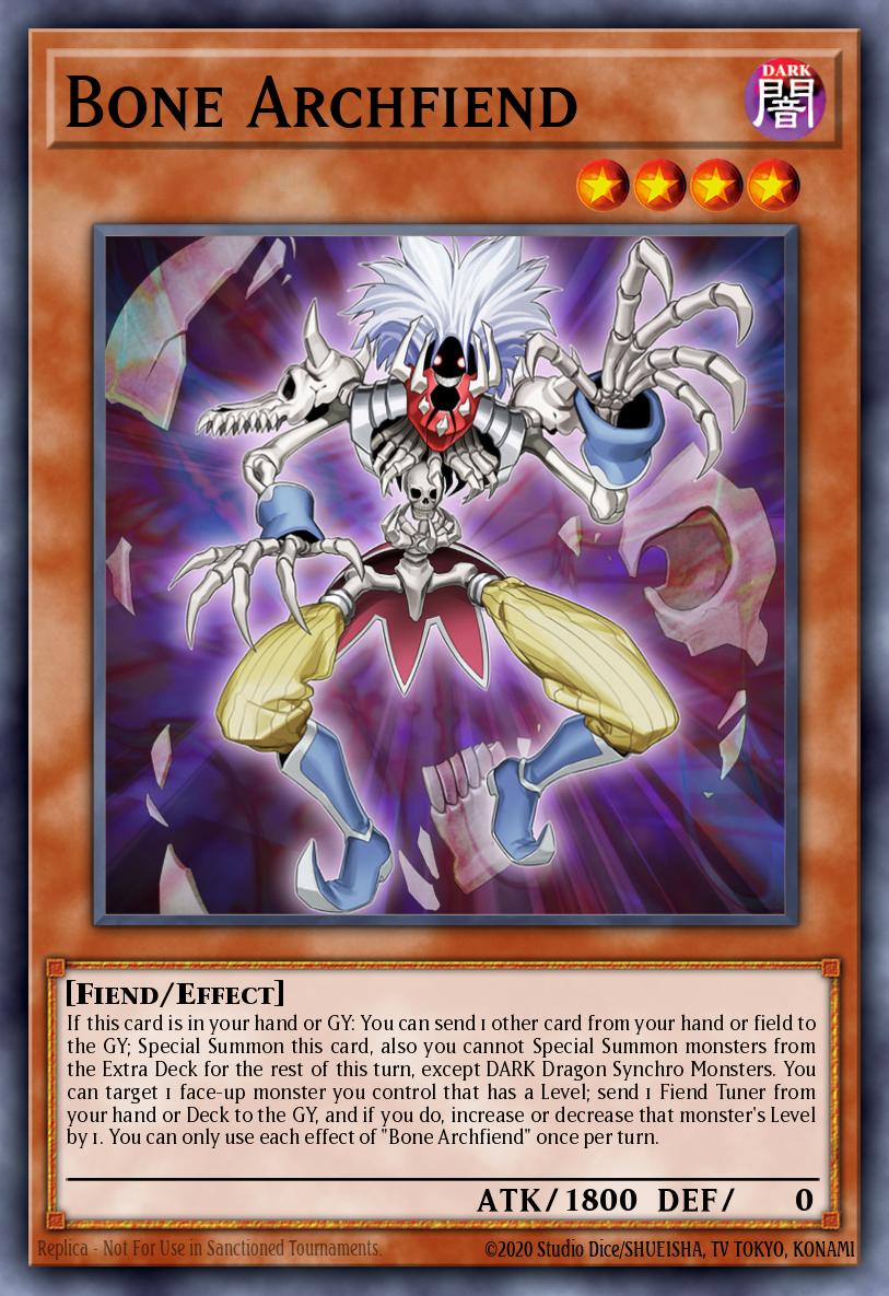 Bone Archfiend SDCK-EN003 – Structure Deck: The Crimson King