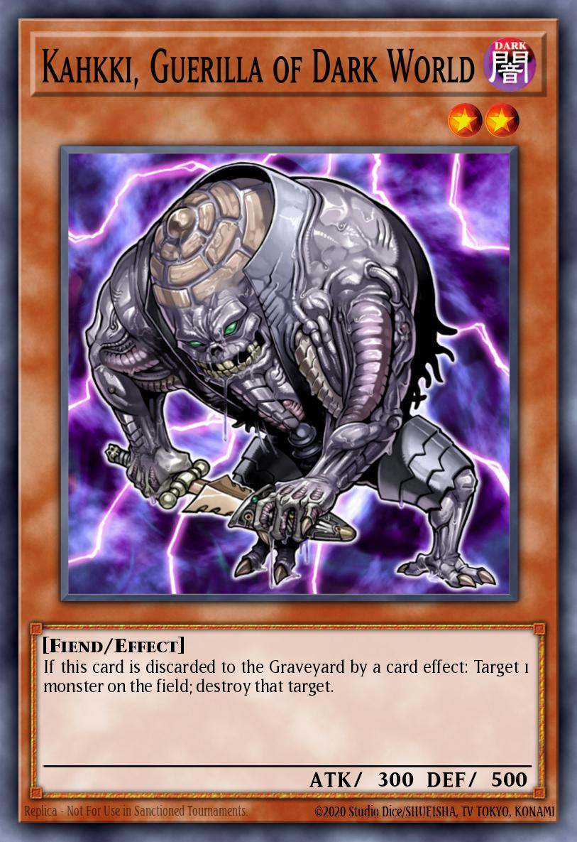 Kahkki, Guerilla of Dark World SDGU-EN007 – Gates of the Underworld Structure Deck