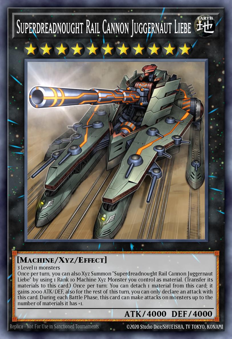 Superdreadnought Rail Cannon Juggernaut Liebe RA03-EN041 – Quarter Century Bonanza