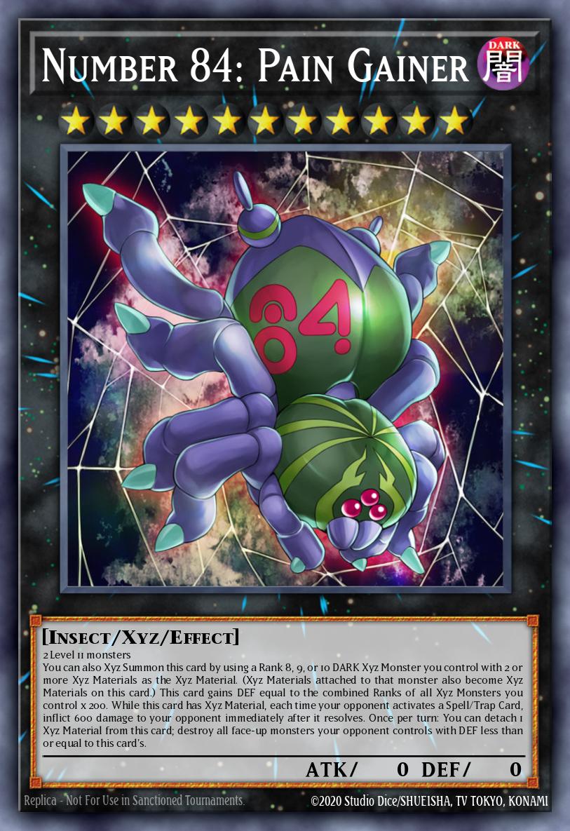 Number 84: Pain Gainer PGL3-EN010 – Premium Gold: Infinite Gold