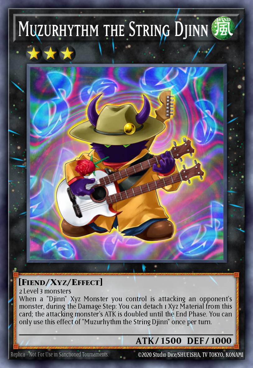 Muzurhythm the String Djinn YS12-EN040 – Starter Deck: Xyz Symphony