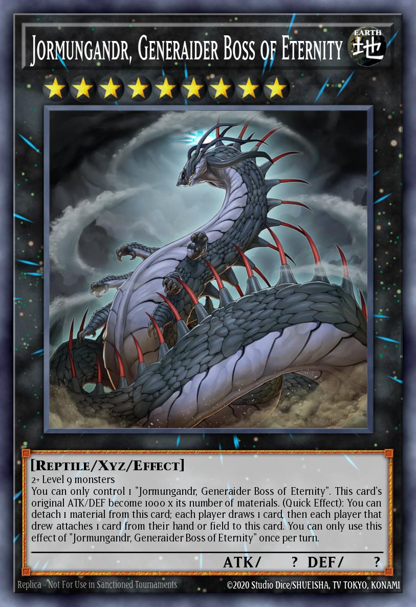 Jormungandr, Generaider Boss of Eternity GFP2-EN147 – Ghosts From the Past: The 2nd Haunting