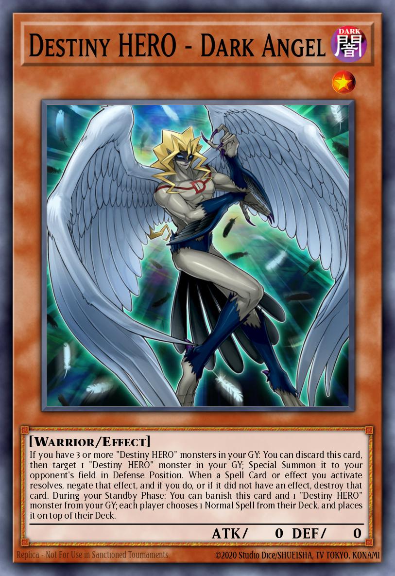 Destiny HERO - Dark Angel LEHD-ENA09 – Legendary Hero Decks