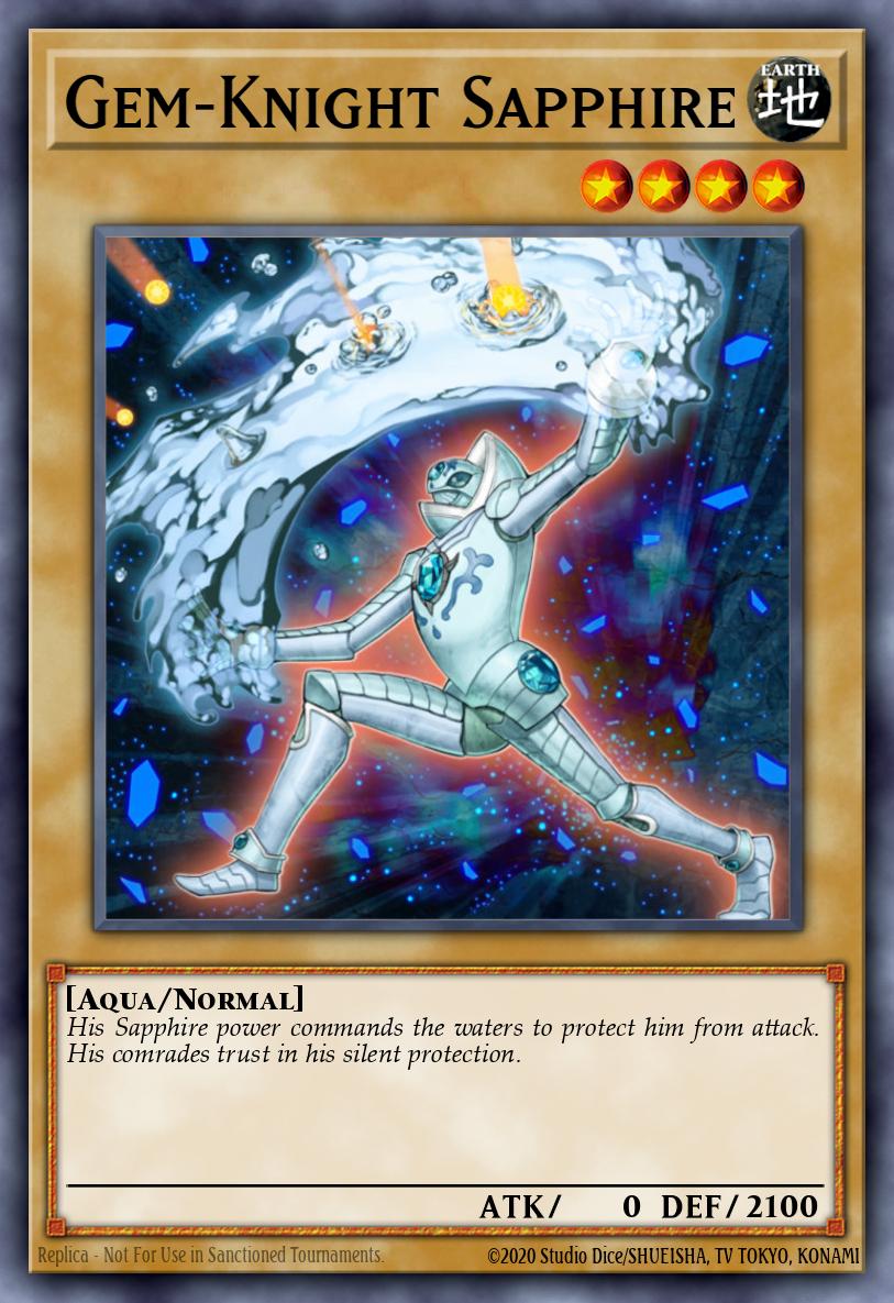 Gem-Knight Sapphire DT05-EN017 – Duel Terminal 5a