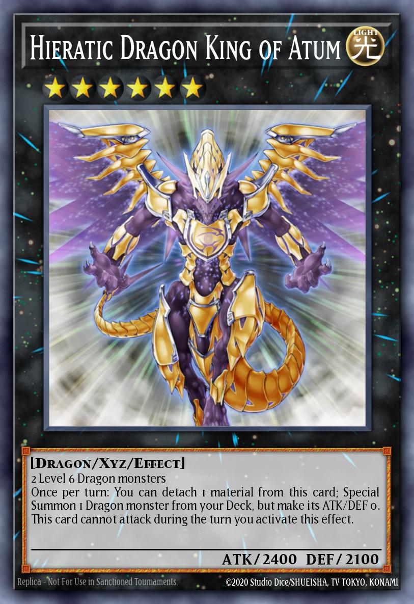 Hieratic Dragon King of Atum DUPO-EN092 – Duel Power