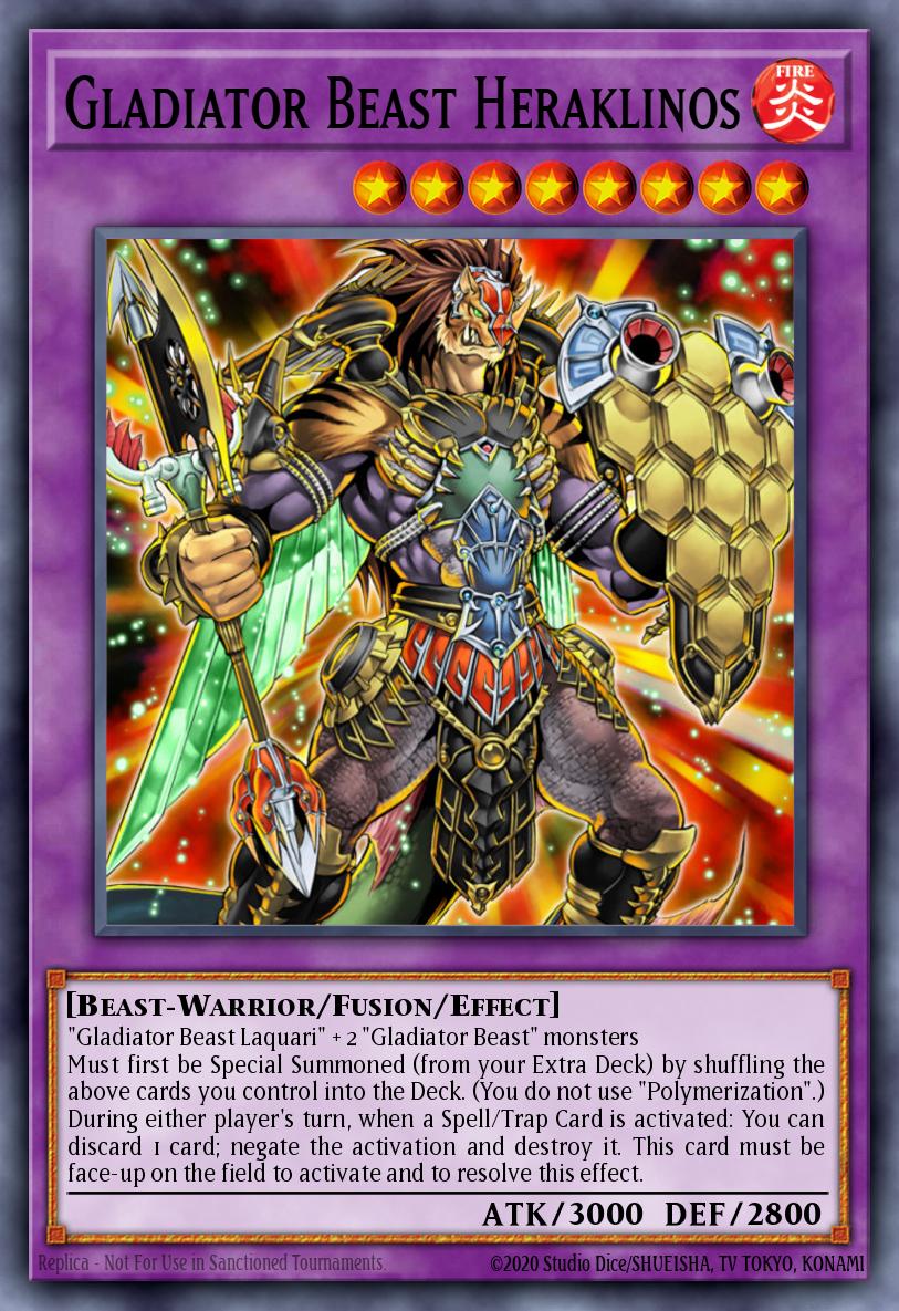Gladiator Beast Heraklinos LCGX-EN253 – Legendary Collection 2: The Duel Academy Years Mega Pack