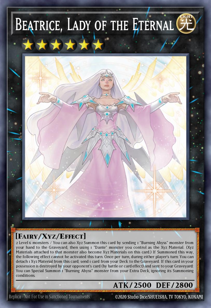 Beatrice, Lady of the Eternal PGL3-EN021 – Premium Gold: Infinite Gold