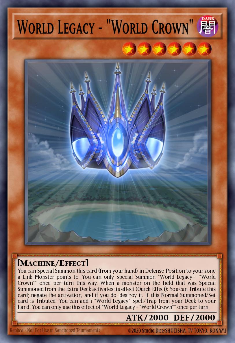 World Legacy - "World Crown" MP19-EN082 – 2019 Gold Sarcophagus Tin Mega Pack