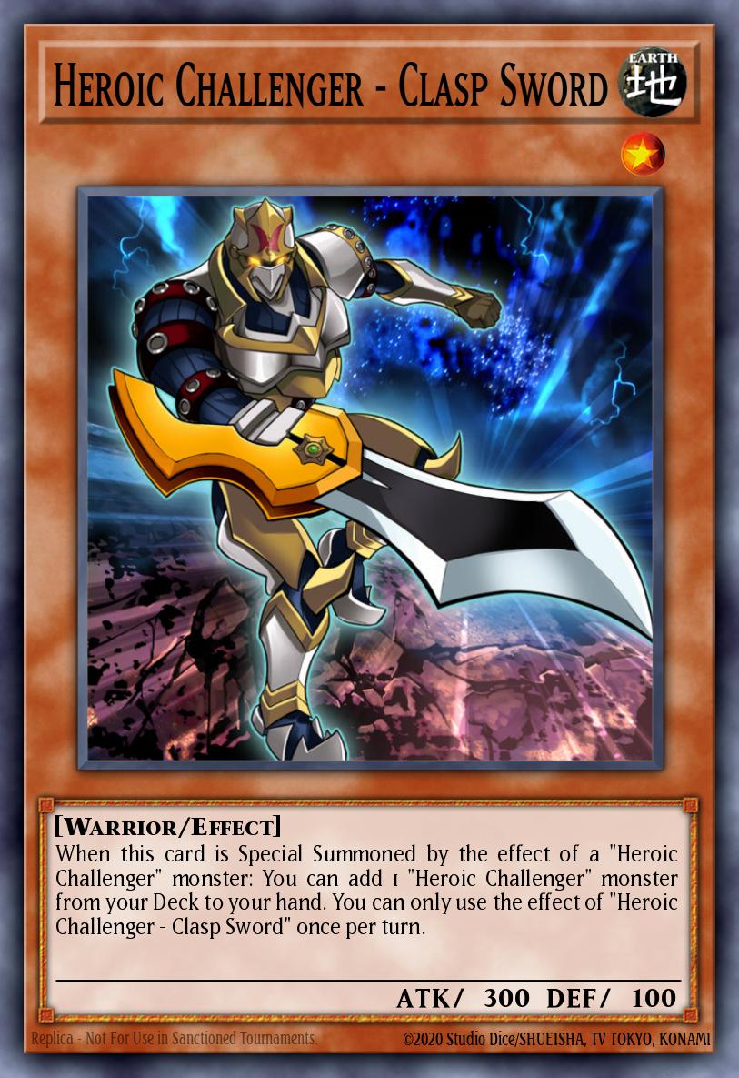 Heroic Challenger - Clasp Sword NUMH-EN011 – Number Hunters
