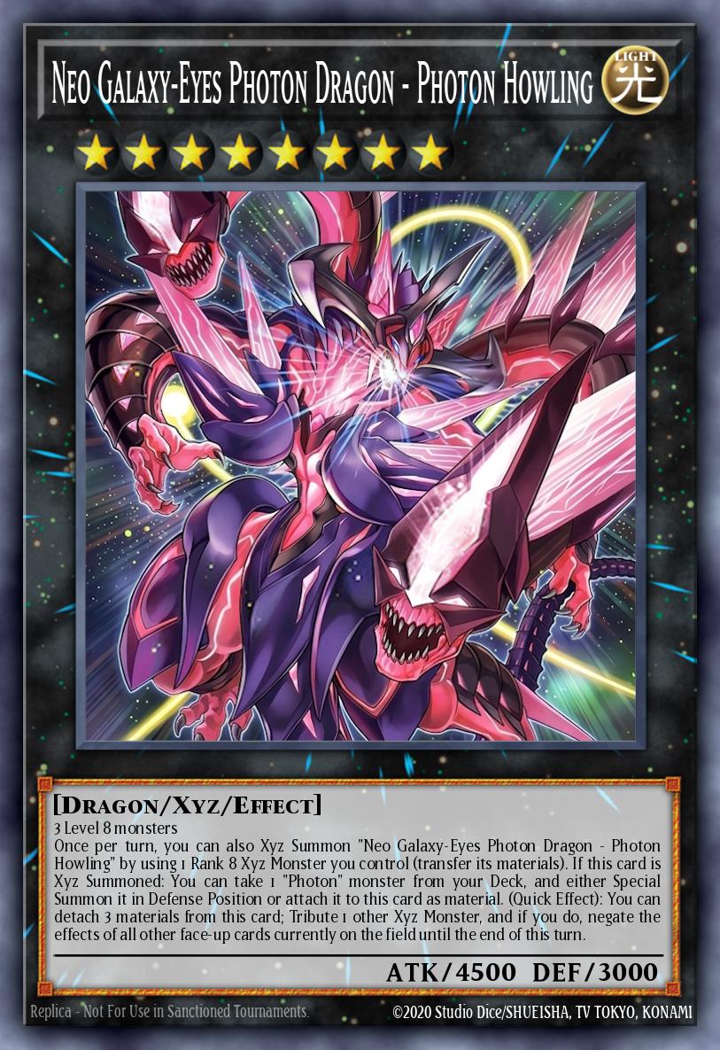 Neo Galaxy-Eyes Photon Dragon - Photon Howling MAMS-EN010 – Magnificent Maestros