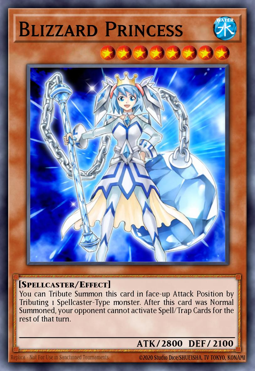 Blizzard Princess YG07-EN001 – Yu-Gi-Oh! GX Volume 7 promotional card
