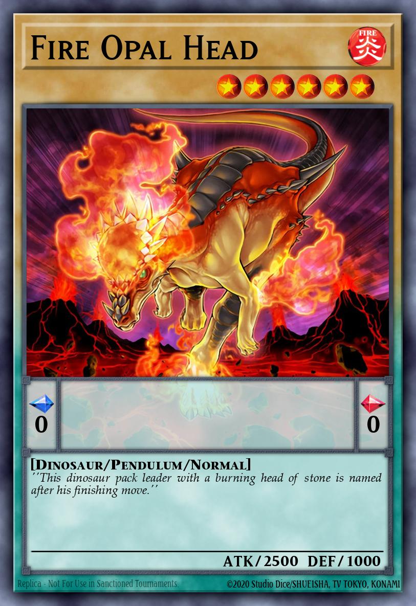 Fire Opal Head BACH-EN092 – Battle of Chaos