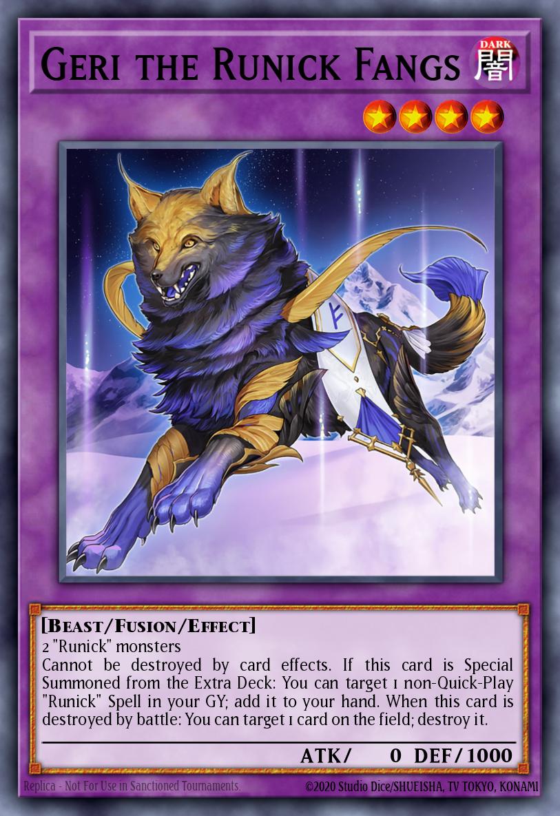 Geri the Runick Fangs MP23-EN251 – 25th Anniversary Tin: Dueling Heroes Mega Pack