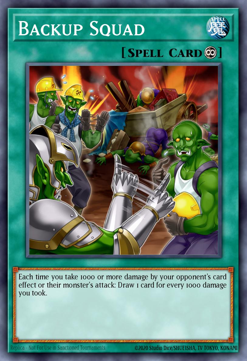Backup Squad SS04-ENA27 – Speed Duel Starter Decks: Match of the Millennium