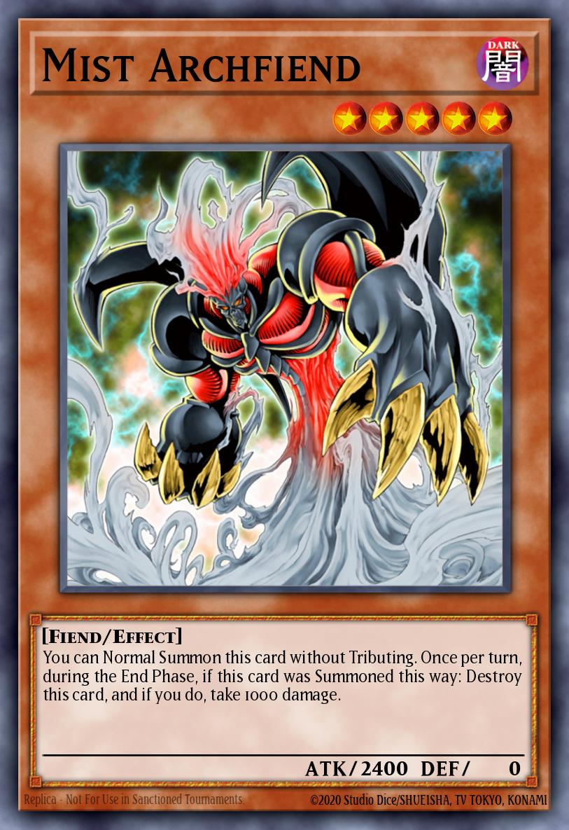 Mist Archfiend SGX3-ENE10 – Speed Duel GX: Duelists of Shadows