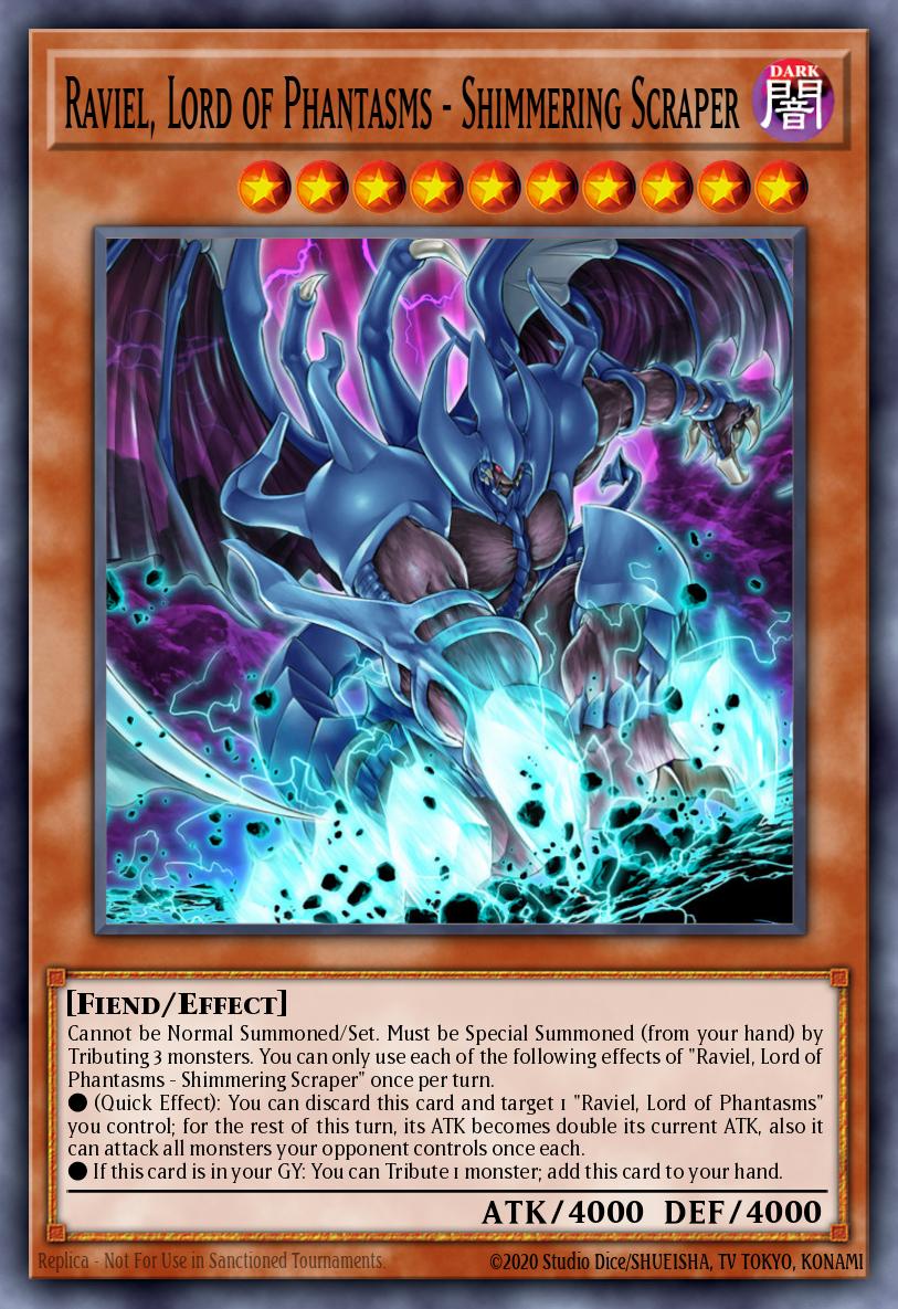 Raviel, Lord of Phantasms - Shimmering Scraper SDSA-EN001 – Structure Deck: Sacred Beasts