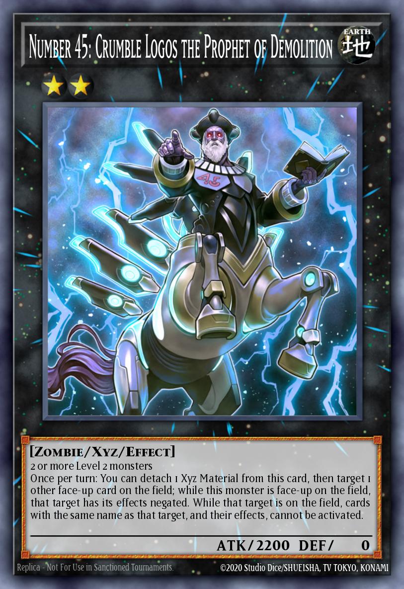 Number 45: Crumble Logos the Prophet of Demolition DRL3-EN023 – Dragons of Legend: Unleashed