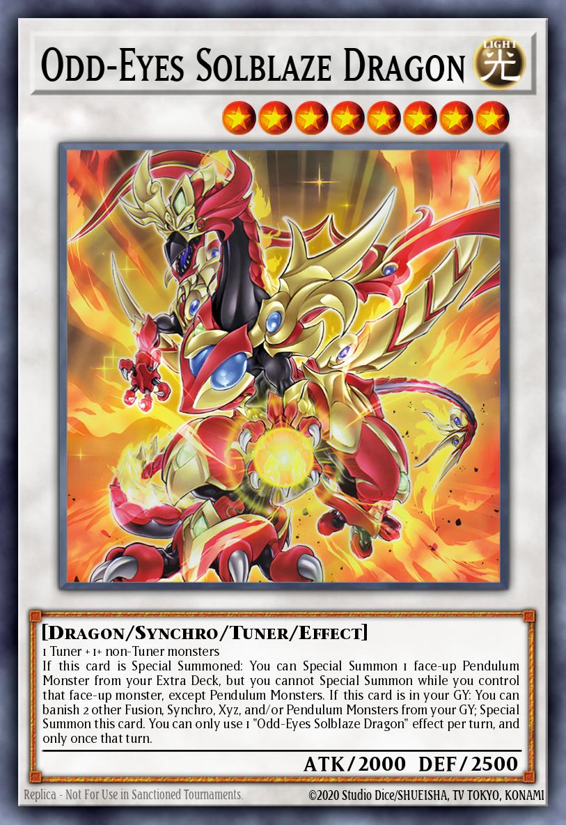 Odd-Eyes Solblaze Dragon LAVD-ENO26 – Legendary Arc-V Decks