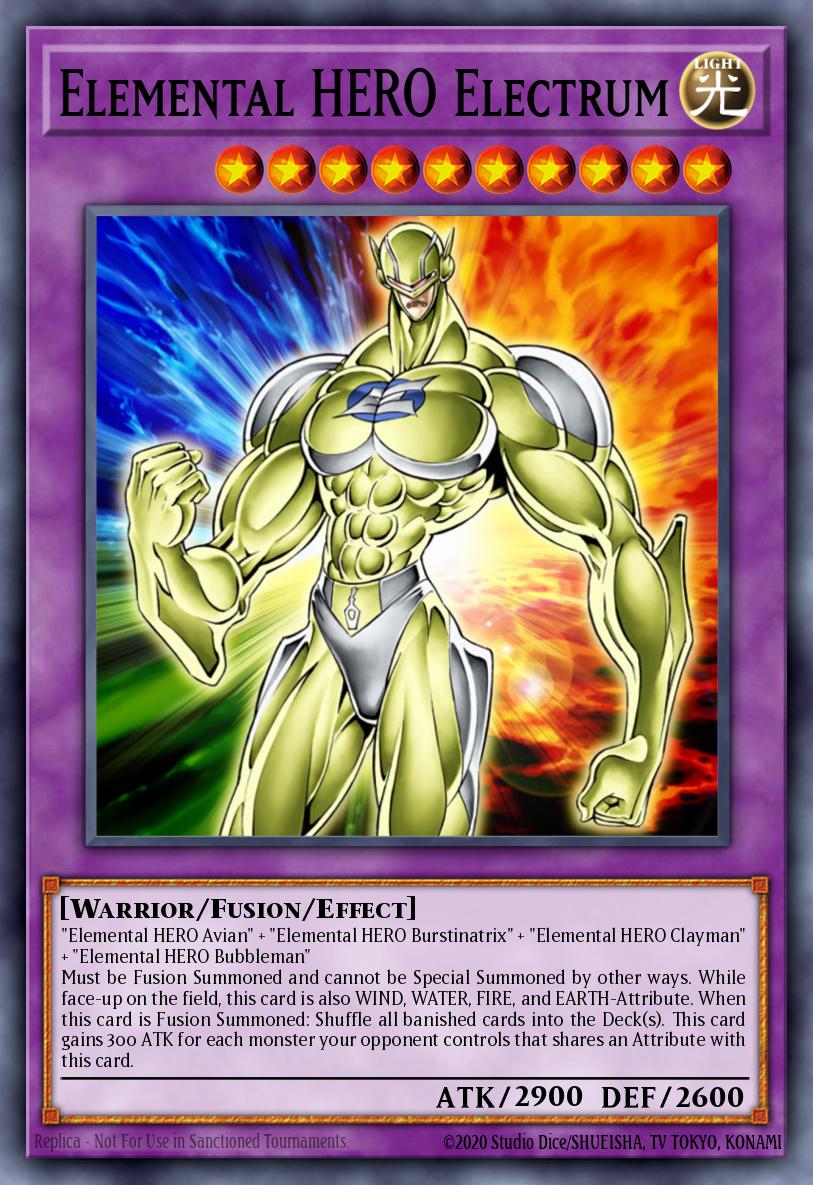 Elemental HERO Electrum RYMP-EN017 – Ra Yellow Mega Pack