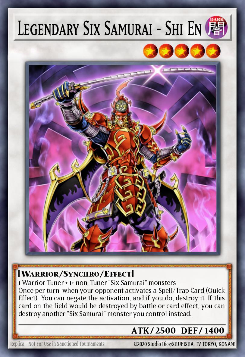Legendary Six Samurai - Shi En BLGG-EN007 – Battles of Legend: Glorious Gallery