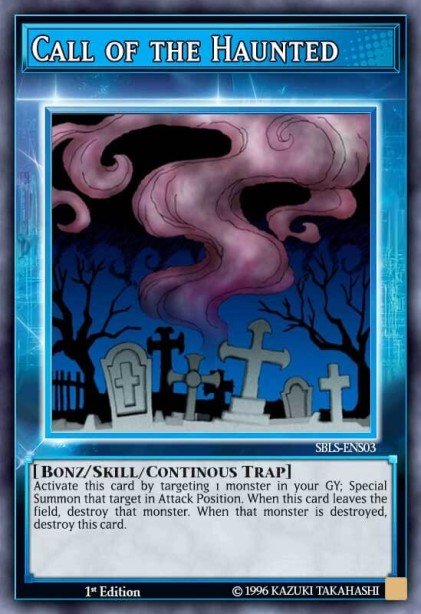 Call of the Haunted (Skill Card) SBLS-ENS03 – Speed Duel: Arena of Lost Souls