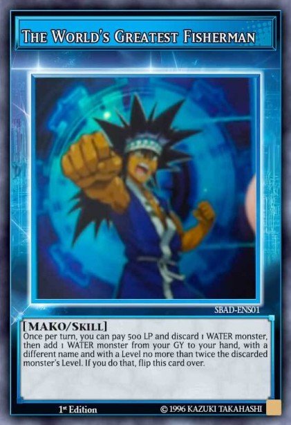The World's Greatest Fisherman SBAD-ENS01 – Speed Duel: Attack from the Deep