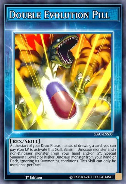 Double Evolution Pill (Skill Card) SBSC-ENS05 – Speed Duel: Scars of Battle