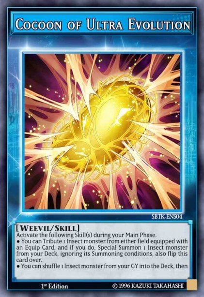 Cocoon of Ultra Evolution (Skill Card) SBTK-ENS04 – Speed Duel: Trials of the Kingdom