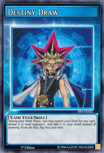 Destiny Draw (Skill Card) YDPR-ENS01 – Yu-Gi-Oh! Day April 2019 promotional card