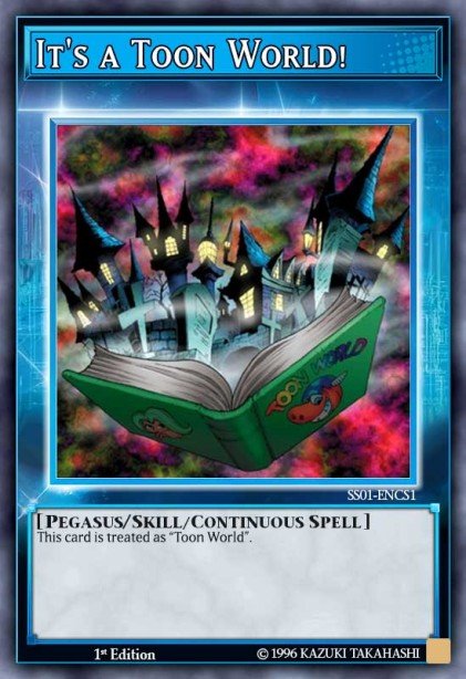 It's a Toon World! SS01-ENCS1 – Speed Duel Starter Decks: Destiny Masters