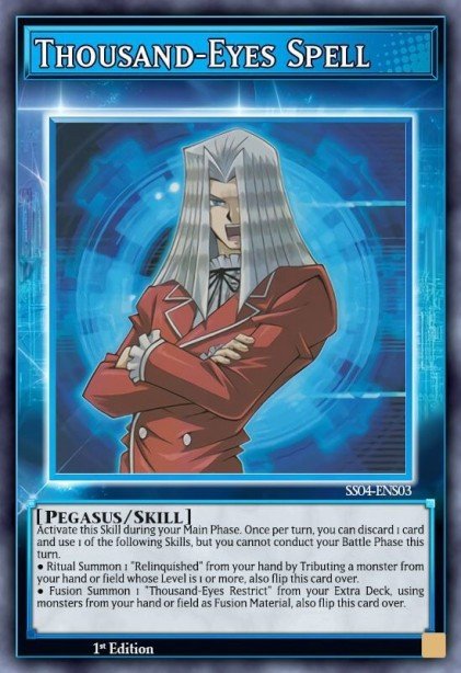 Thousand-Eyes Spell SS04-ENS03 – Speed Duel Starter Decks: Match of the Millennium