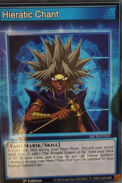 Hieratic Chant SBCB-ENS03 – Speed Duel: Battle City Box