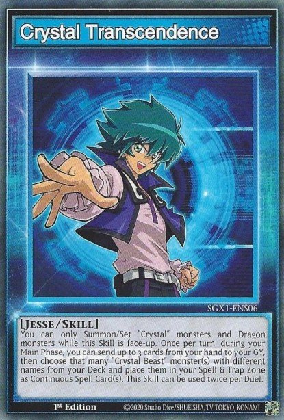 Crystal Transcendence SGX1-ENS06 – Speed Duel GX: Duel Academy Box