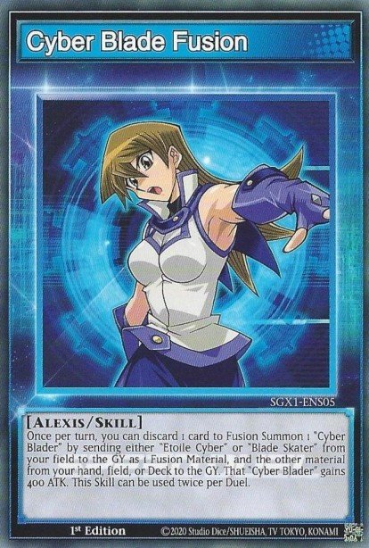 Cyber Blade Fusion SGX1-ENS05 – Speed Duel GX: Duel Academy Box