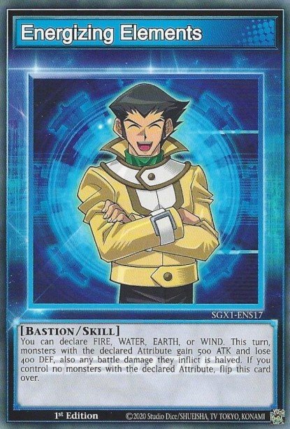 Energizing Elements SGX1-ENS17 – Speed Duel GX: Duel Academy Box