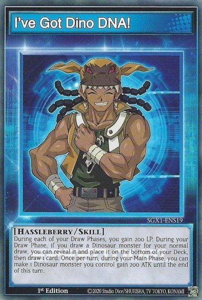 I've Got Dino DNA! SGX1-ENS19 – Speed Duel GX: Duel Academy Box