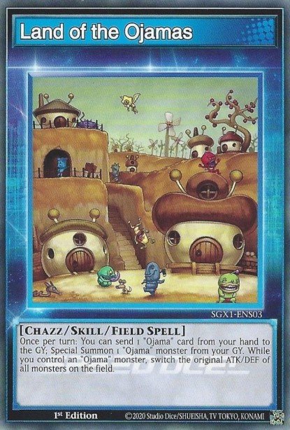 Land of the Ojamas (Skill Card) SGX1-ENS03 – Speed Duel GX: Duel Academy Box