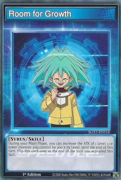 Room for Growth SGX1-ENS18 – Speed Duel GX: Duel Academy Box